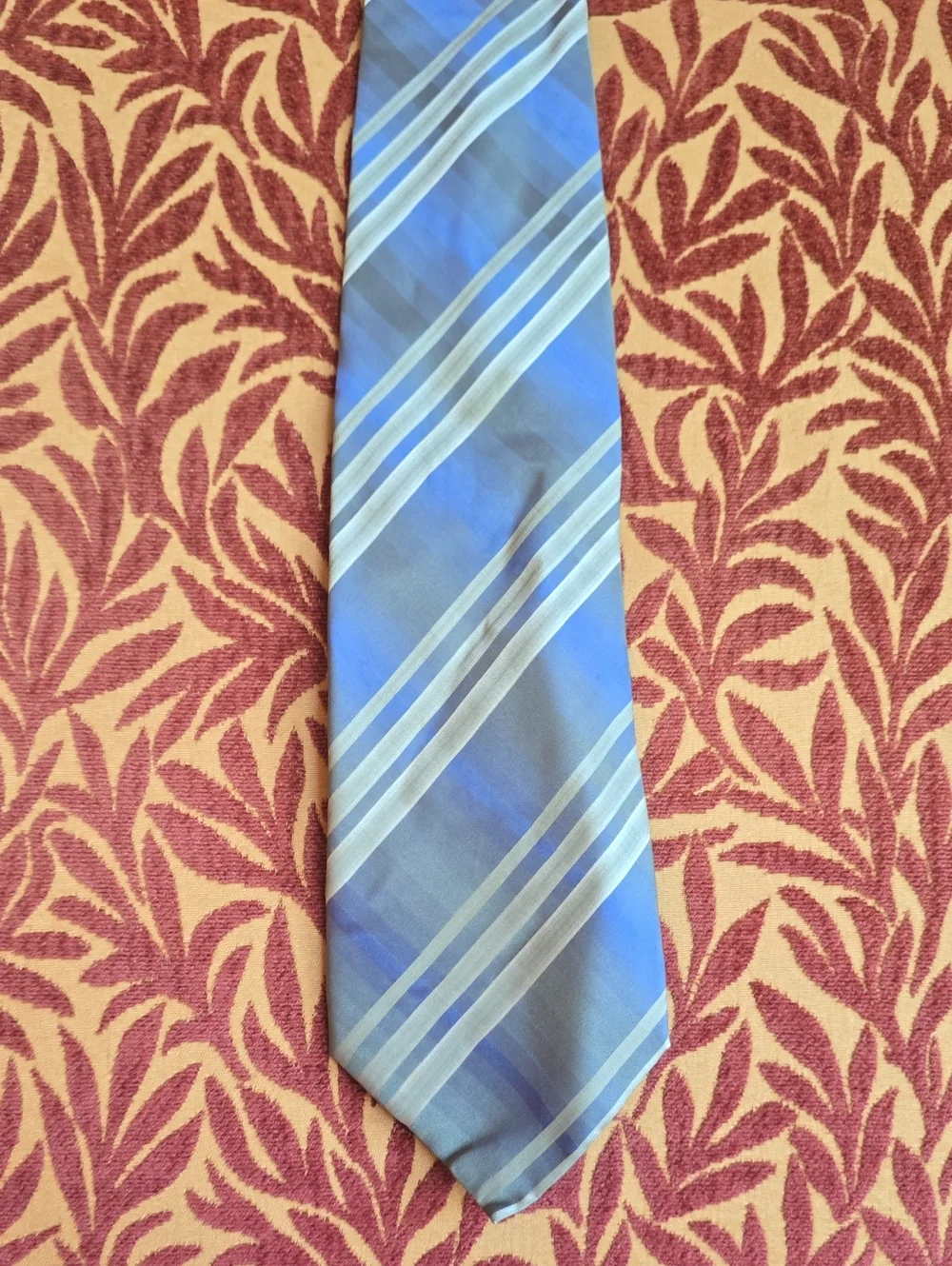 Classic Blue Striped Men's Tie